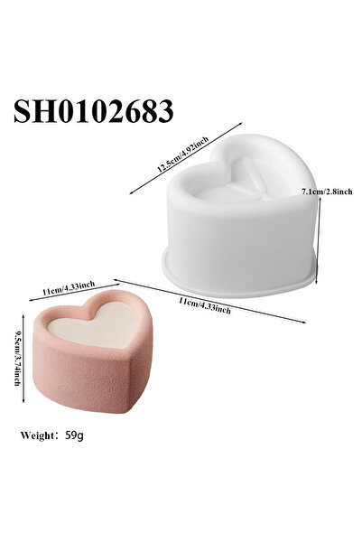 Choice SH0102683 قالب كعكة سيليكون على شكل زهرة بأربع أو ست خلايا، على شكل قل...