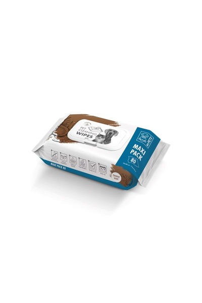 M-PETS COCONUTLU KEDİ/KÖPEKLER İÇİN TEMİZLİK MENDİLİ 80Lİ