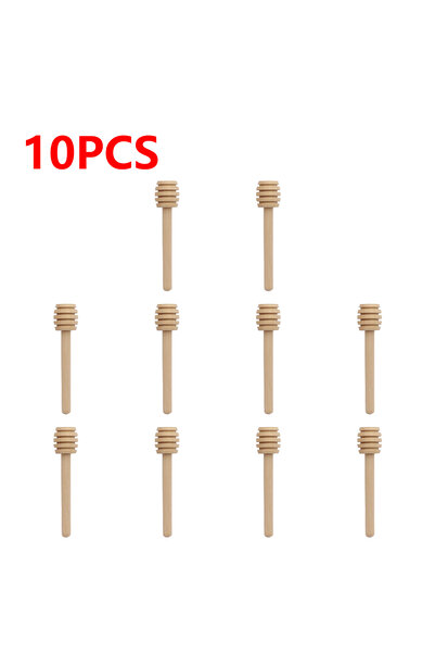 Choice 10 قطع 1-50 قطعة 8.4 سم عصا تحريك العسل مقبض خلط ملعقة عملي خشبي مغرفة...