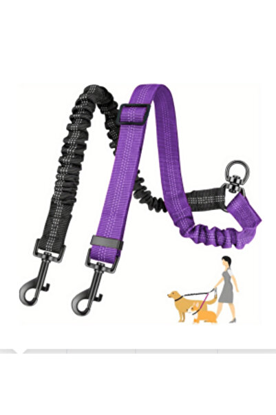 Choice zise Double Dog Leash for Two Dogs - 2-in-1 Upgraded Double Leash for Two Dogs with Adjustable Strap