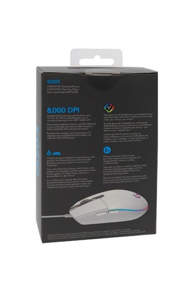 logitech G203 LIGHTSYNC RGB Gaming Mouse