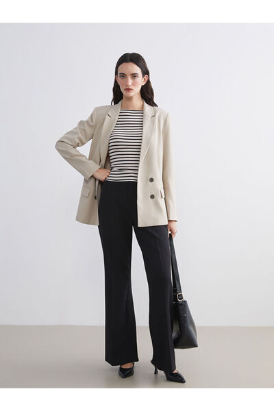 LC Waikiki Sparkling Choices from Shining Store |   Slim Fit Spanish Leg Women's Trousers