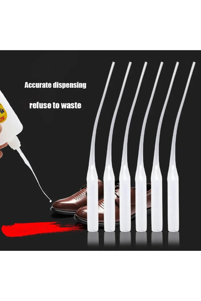 Choice 50 قطعة 50/100/200 قطعة أطراف لاصقة دقيقة أطراف زجاجة لاصقة بلاستيكية ...