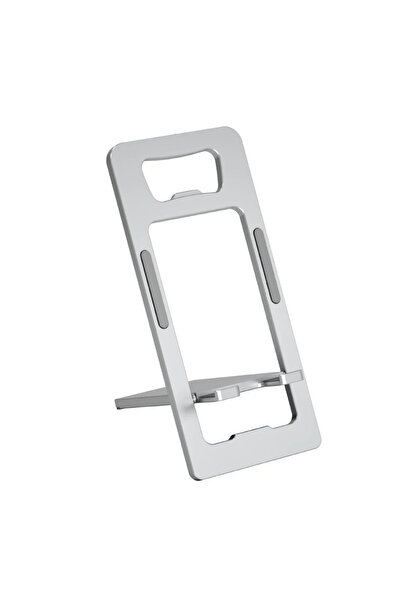 Vikefon Silver Aluminum Desk Mobile Phone Holder For iPhone Pro/Max/Mini Metal Adjustable Desktop Tablet Sta