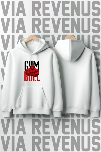 Vordevia Gym Bull Štampano dukserica sa kapuljačom Pamuk paketa sa tri niti