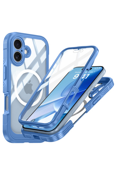 REDz Accessories Θήκη MagSafe Full Body 360 μοιρών, Αντικραδασμική προστασία,...