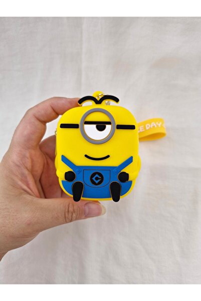 Beyaz Dükkan Silicone Wallet Bag Accessory with Minion Figure