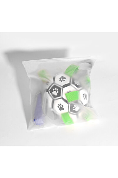 Choice 12.5 سم أبيض تفاعلي الكلب كرة القدم لعبة كرة القدم نفخ التدريب لعبة للكلاب في الهواء الطلق الحدود