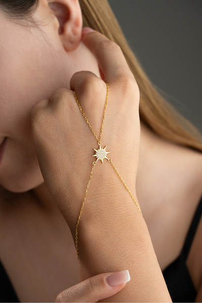 Silvano Jewelry 925 Ayar Gümüş Güneş Şahmeran