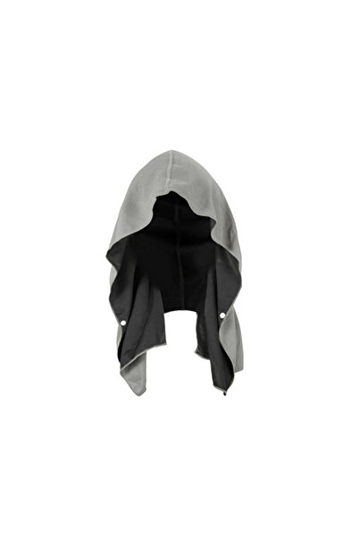 Choice منشفة رمادية مبردة بغطاء للرأس - منشفة بغطاء للرأس، تقنية تبريد بالتبخ...