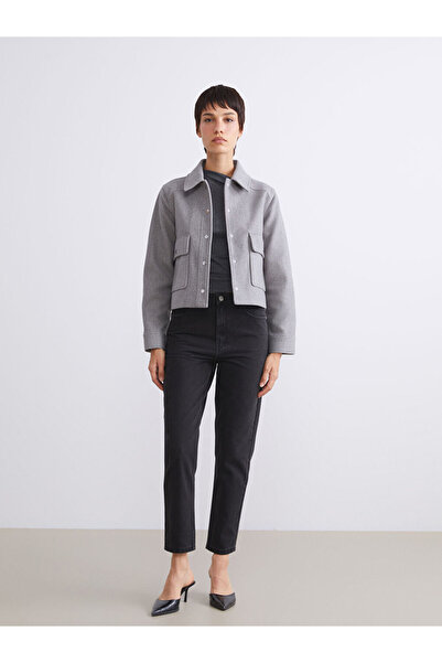 LC Waikiki Create Your Style from Uzg Store |   Women's Cashmere Shirt Jacket