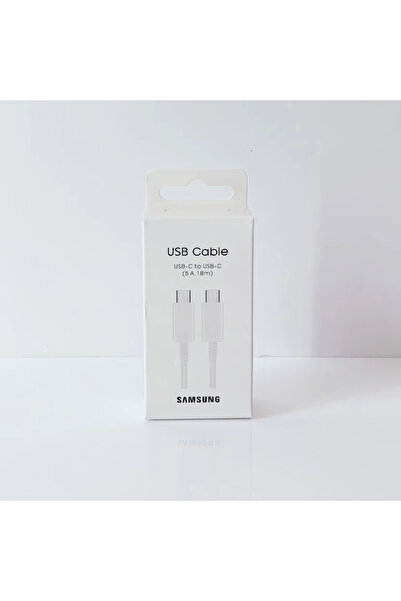 Samsung 1.8m 5a 1.8m white (box) 45W Super Fast Charging Cable FOR Galaxy S20...