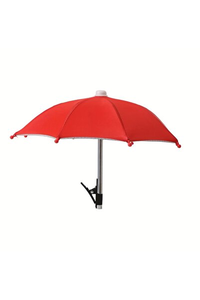 Choice حامل هاتف محمول أحمر مظلة واقية من الشمس مشبك هاتف محمول خارجي مظلة ثا...