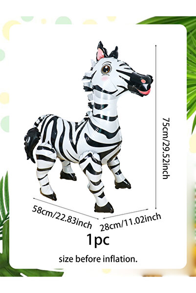 Choice أخرى زيبرا 1 قطعة حيوانات الغابة البرية 4D واقفة أسد نمر زرافة زيبرا ب...