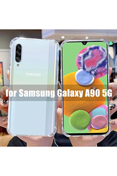 Choice جراب شفاف لهاتف سامسونج A90 5G، مناسب أيضًا كجراب سيليكون لهاتف A73 5G.