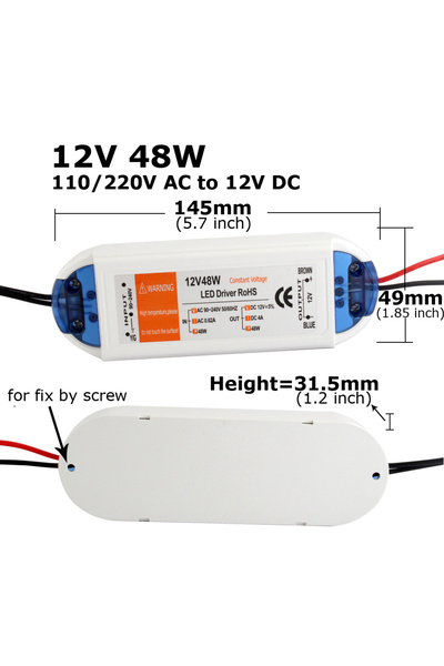Choice 12V 48W 12V محرك LED AC 110V 220V إلى DC 12V مزود الطاقة 18W 28W 48W 7...