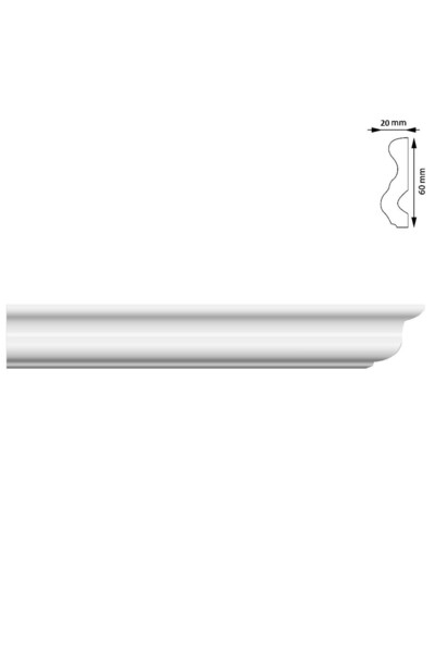 Artool Bagheta linii, 60x20 mm, 2 m