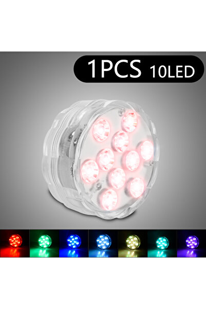 Choice مصباح ألوان RGB 1 بدون وحدة تحكم 10 مصابيح LED لإضاءة حمام السباحة جها...