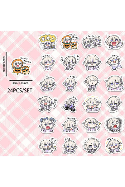Choice 6X5.2X0.5 سم DJ-558 24 قطعة ملصقات Hololive ملصق Todoroki Hajime ملصق ...