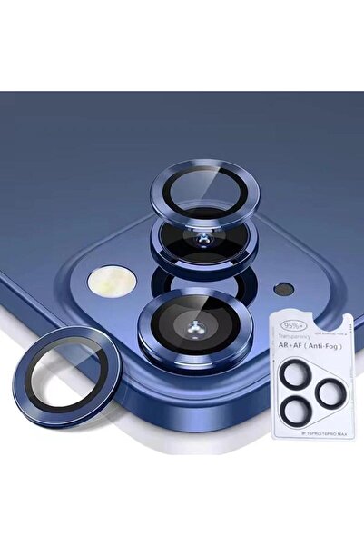 Choice 15pro pro max Dark Blue 1Pc AR+AF Camera Lens Ring Glass For IPhone 15 16 Pro Max 16pro 15plus Lens