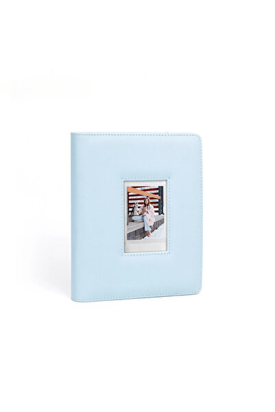 Choice ألبوم صور إنستاكس ميني أزرق اللون، ٢٨٨ كيسًا، متوافق مع كاميرات فوجي ف...