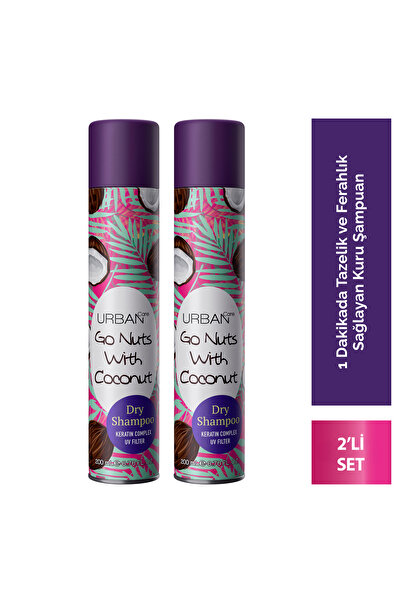 Urban Care Hindistan Cevizi Kokulu Hacimlendirici Kuru Şampuan Seti 2x200ml- ...