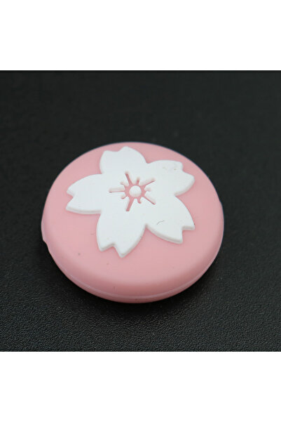Choice For No.171 Pink Sakura Cherry blossom Flower Thumb Stick Grip Cap Joystick Cover For Nintend Switch