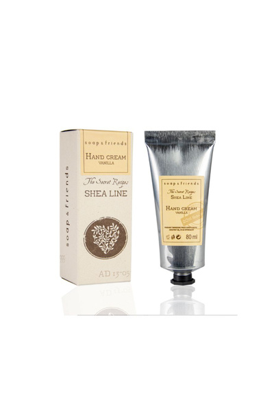 Soap&Friends كريم اليدين بالفانيليا 80 مل – مرطب مريح يحتوي على 20٪ زبدة الشي...