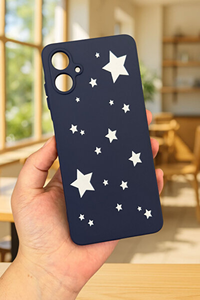 Vip Case Samsung Galaxy A05 Uyumlu Mini Yıldız Desenli Silikon Darbe Emici Kl...