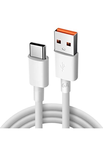 Choice كابل أبيض بطول 1.5 متر لشاحن USB فائق السرعة بقدرة 120 واط، متوافق مع ...