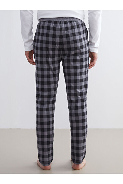 LC Waikiki Sparkling Selections from Shining Store | Standard Mold Plaid Men's Pajama Bottoms