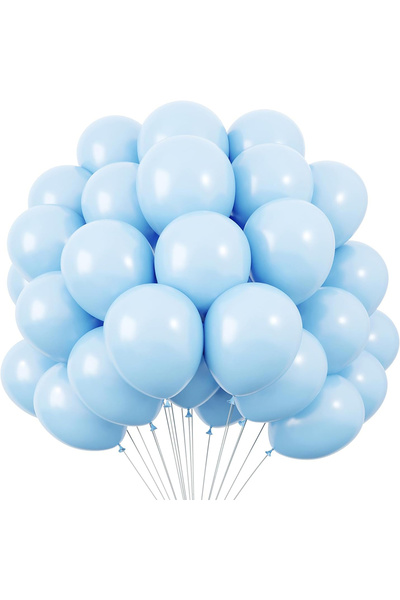 Choice 30 قطعة بالونات مقاس 12 بوصة بألوان الباستيل الأزرق، 10/20/30 قطعة بال...