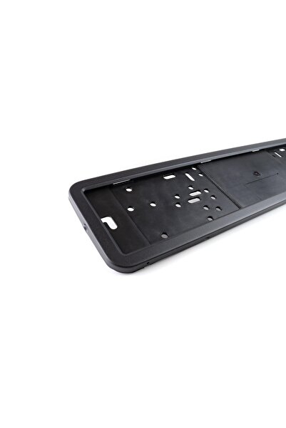 AMIO Držák registrační značky z černé matné nerezové oceli, LPF 003