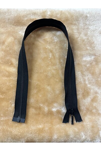 e tuhafiye 1 YKK черен метален зъбен разделител (отваря се отдолу) цип (54 см)