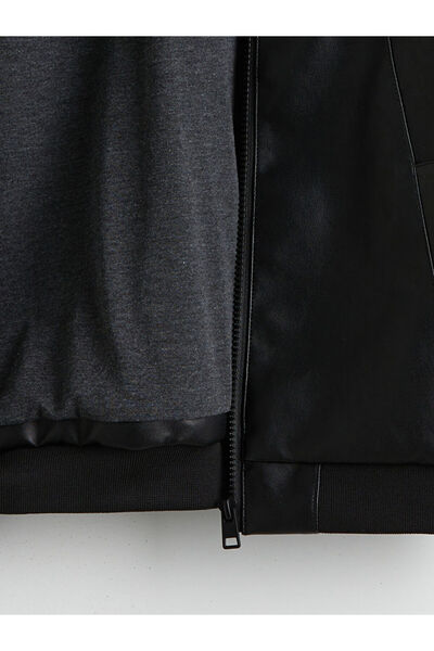 LC Waikiki Create Your Style from Uzg Store |   Boy's Leather-Look Coat