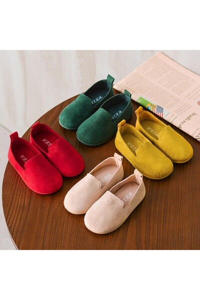 drool Μπαλαρίνες σουέτ (Χρώμα: Κόκκινο, Μέγεθος: 22)