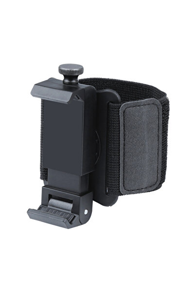 Choice E2082-B 360 حامل ذراع يدوي دوار للهاتف مع حزام معصم للهاتف وحزام يدوي ...