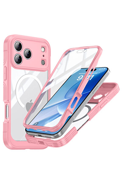 REDz Accessories Husă MagSafe Full body 360, protecție împotriva șocurilor, i...