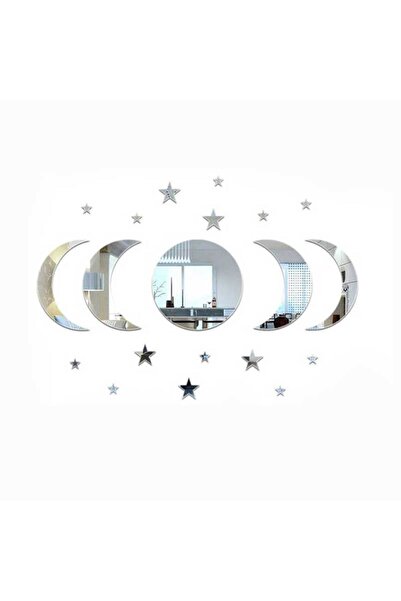 Choice 20PCs 20pcs Acrylic Star Moon Shape Wall Sticker Lenses for Wall Decor...