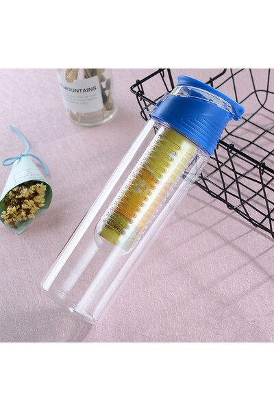 Choice 700 مل زجاجة عصير ليمون رياضية زرقاء 700 مل زجاجة مياه محمولة لتخمير ا...