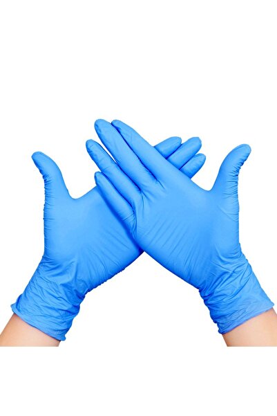 Choice L 100 قطعة 20/50/100 قطعة قفازات نيتريل زرقاء قفازات تنظيف منزلية يمكن...