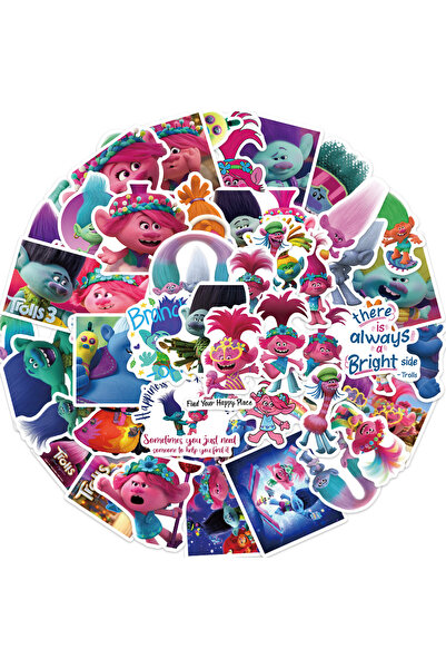 Choice 50 قطعة ملصقات على شكل ترولز بالونات موضوع حفلة عيد ميلاد زينة مفارش م...