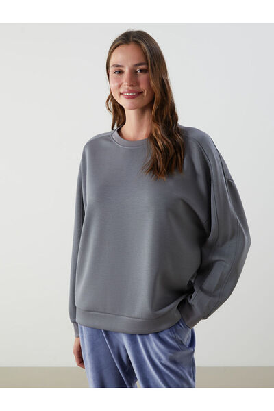 LC Waikiki Crew Neck Oversize Women's Pyjama Top