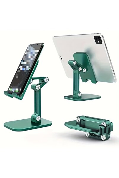 Choice حامل هاتف محمول قابل للطي بثلاثة أقسام باللون الأخضر لأجهزة iPhone و i...