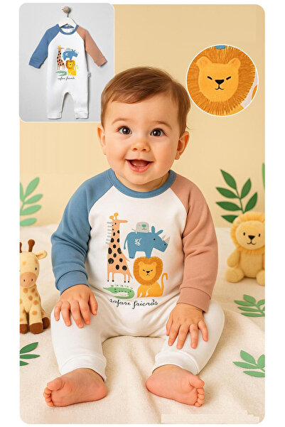 mandalinsbaby Printed Baby Boy Romper