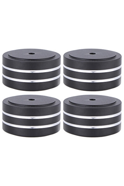 Choice6 4 قطع سوداء، 4/8/12 قطعة، وسادات عزل مكبرات الصوت، وسادات امتصاص الصد...