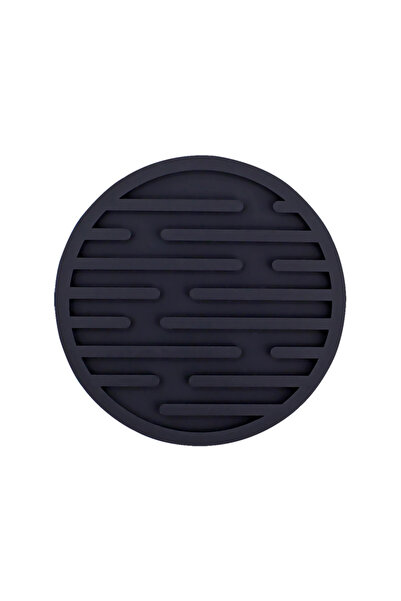 choice2 black 10cm Silicone Coasters Round Heat Resistant Tea Cup Mat Table M...