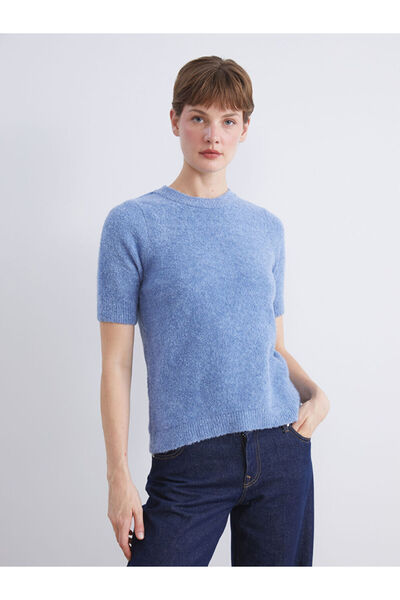 LC Waikiki Sparkling Choices from Shining Store | Crew Neck Women's Knitwear Sweater