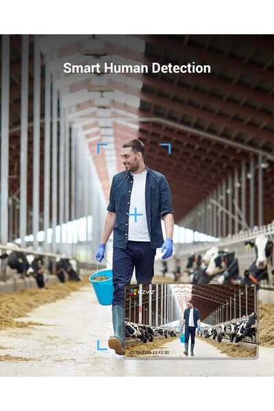 EZVIZ 2K 4G Battery Camera Outdoor with GPS Location, PTZ Security Camera, Solar Panel Compatible, C