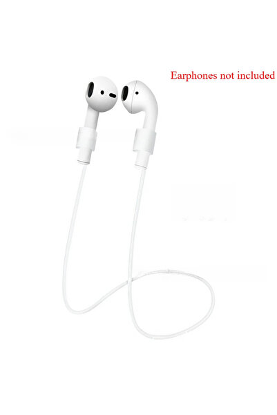 Choice حزام سيليكون أبيض حبل مانع للضياع حبل رياضي